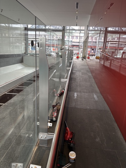 Restored stainless steel balustrade by AVEC Industries